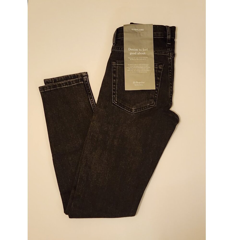 Everlane Black The Mid-Rise Skinny Stretch Jean - 23 Regular